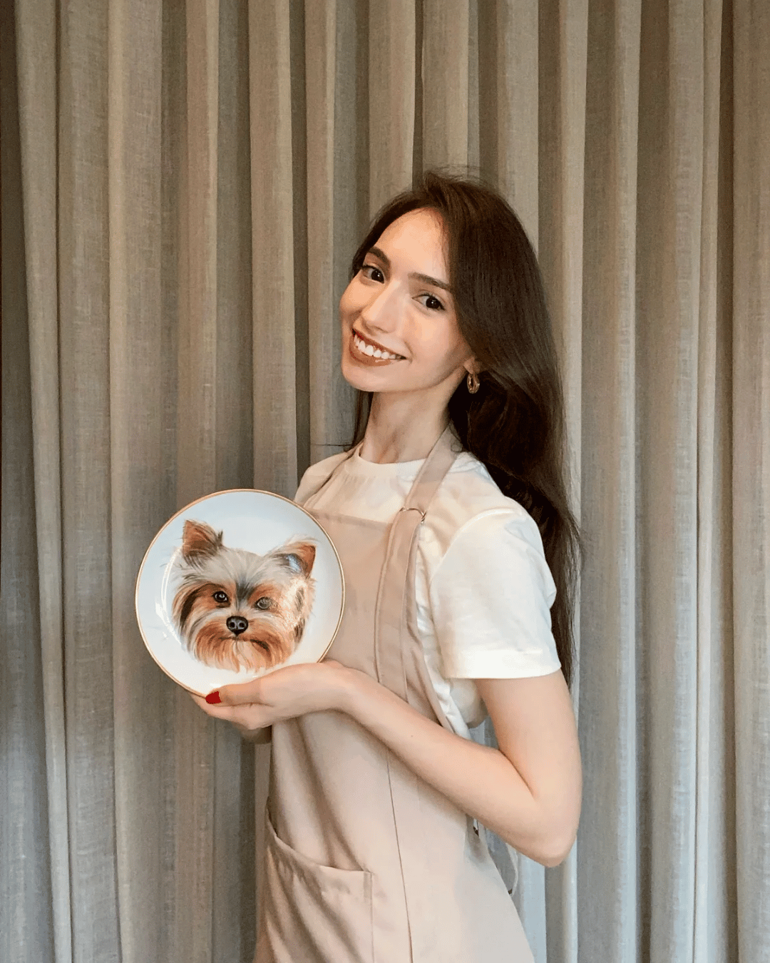 Peças de porcelana artesanal elegantes